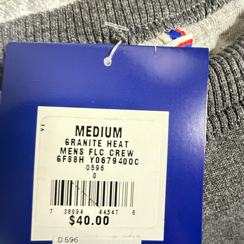 Champion Sweatshirt Mens Medium Grey NEW Powerblend Fleece Crewneck GF88H - Picture 3 of 9